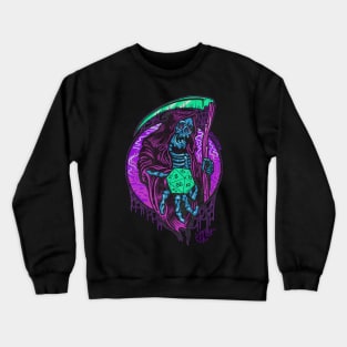 roll for death pink Crewneck Sweatshirt